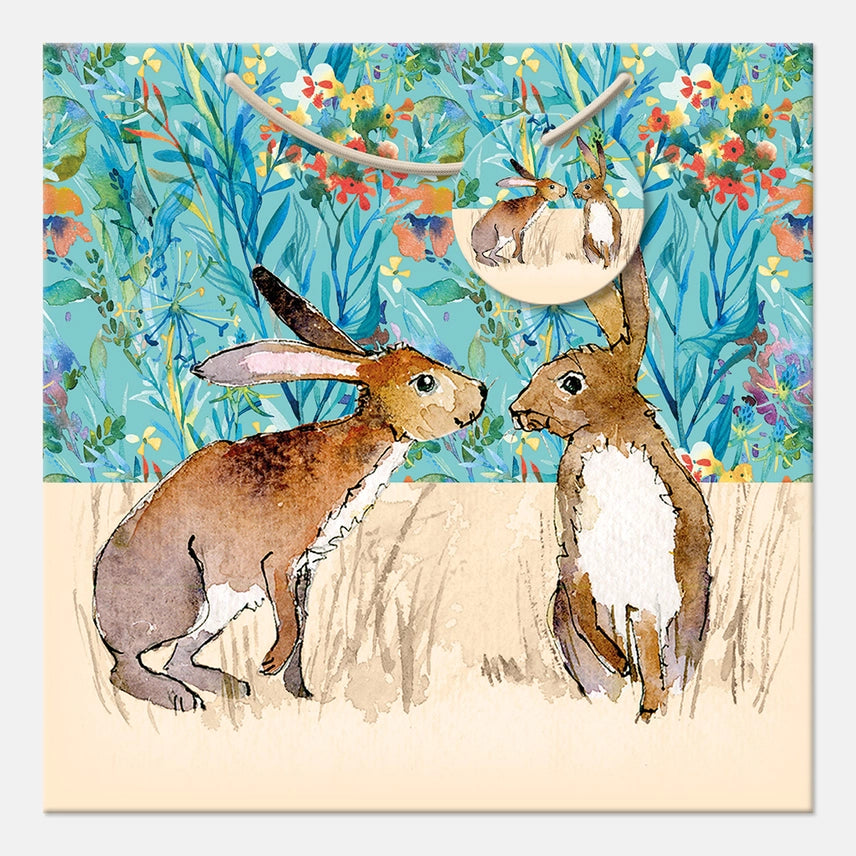 Gift Bag – Hares in the Meadow