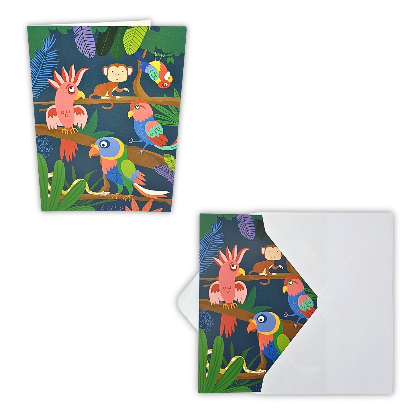 Greeting Card – Jungle Animals #3